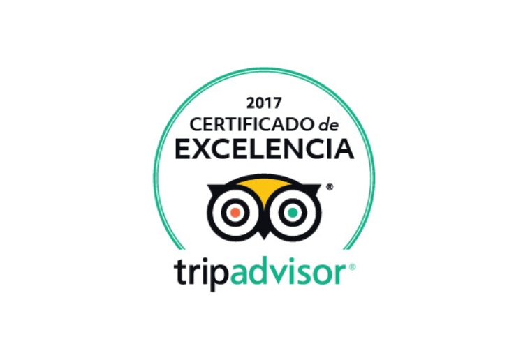 Certificado de Excelencia de Trip Advisor 2017